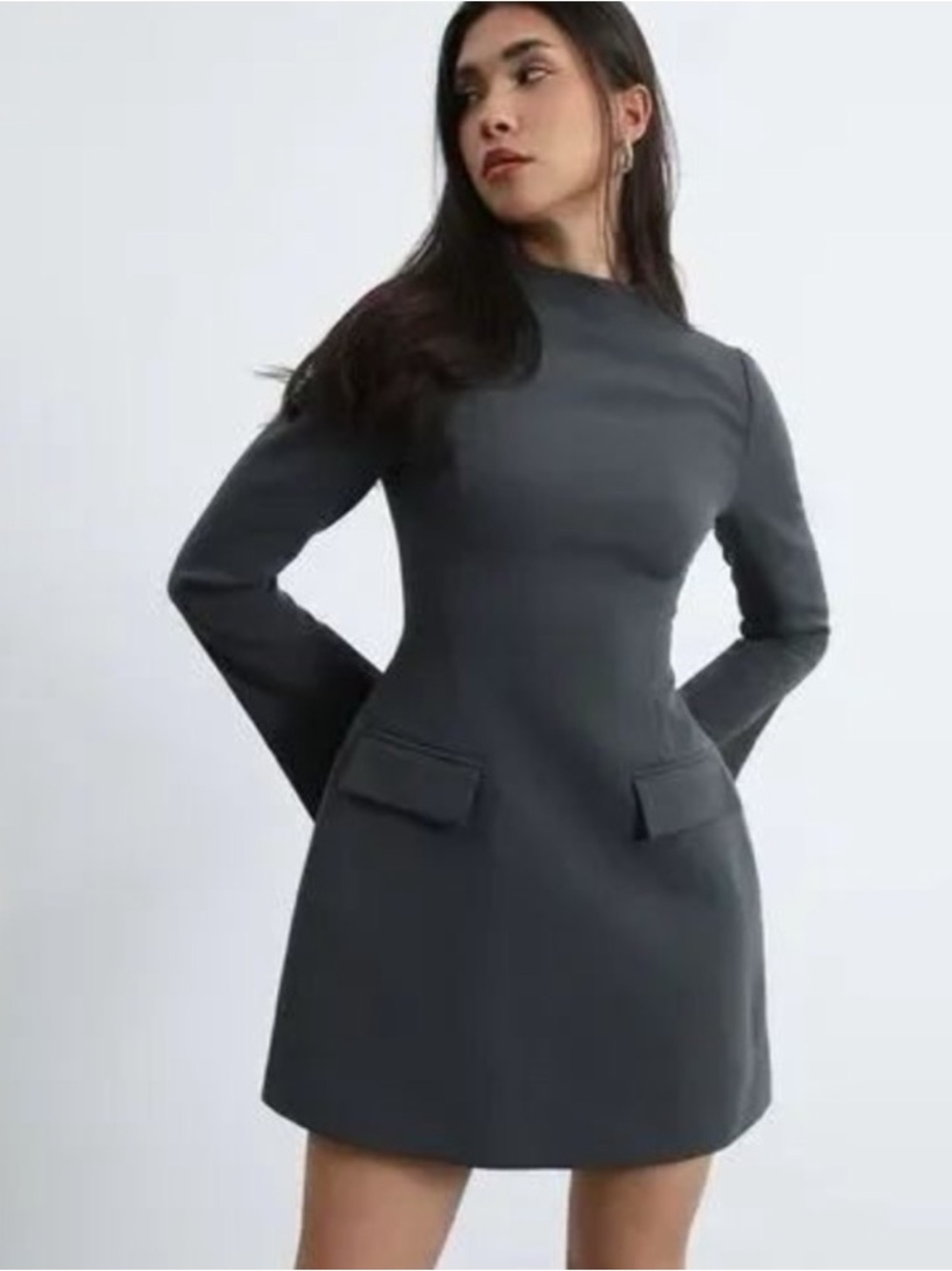 Bell Sleeve Mini Dress